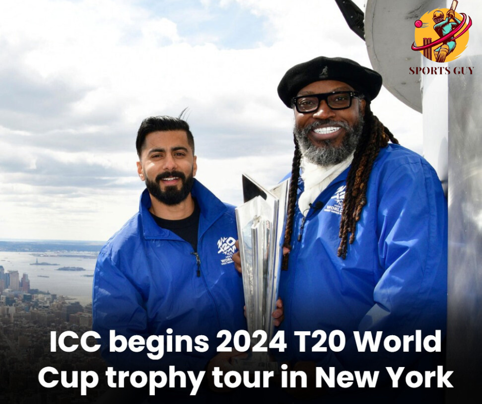 ICC begins 2024 T20 World Cup trophy tour in New York