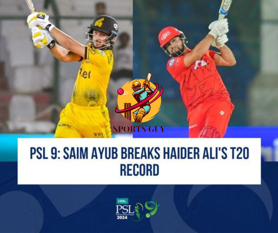 PSL 9: Saim Ayub breaks Haider Ali’s T20 record